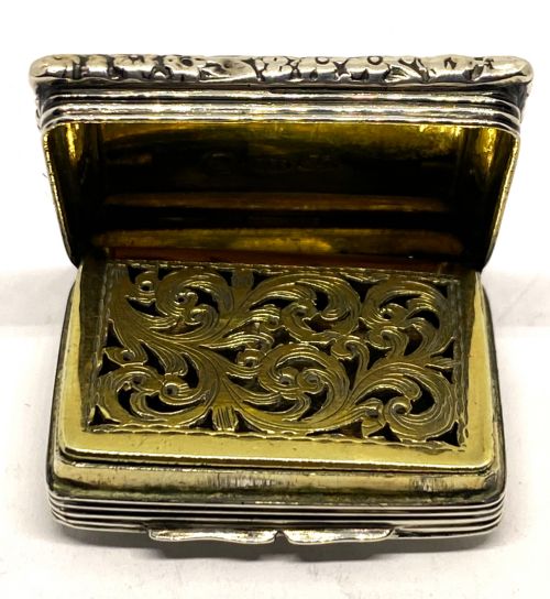 QUALITY GEORGIAN SILVER VINAIGRETTE - ADDITIONAL PHOTO 2