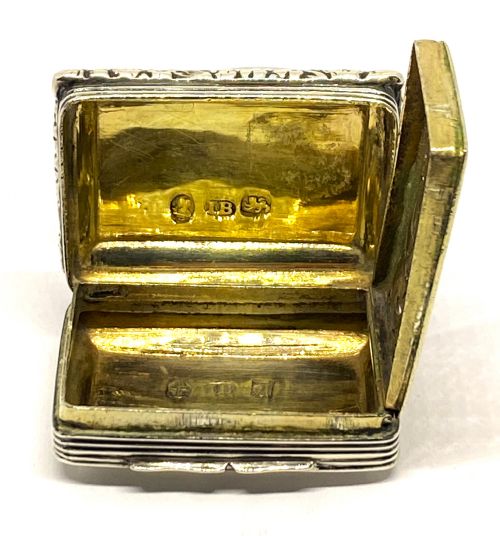 QUALITY GEORGIAN SILVER VINAIGRETTE - ADDITIONAL PHOTO 3