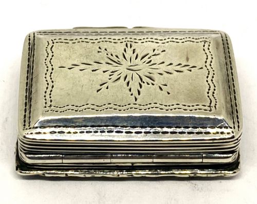 QUALITY GEORGIAN SILVER VINAIGRETTE - ADDITIONAL PHOTO 4