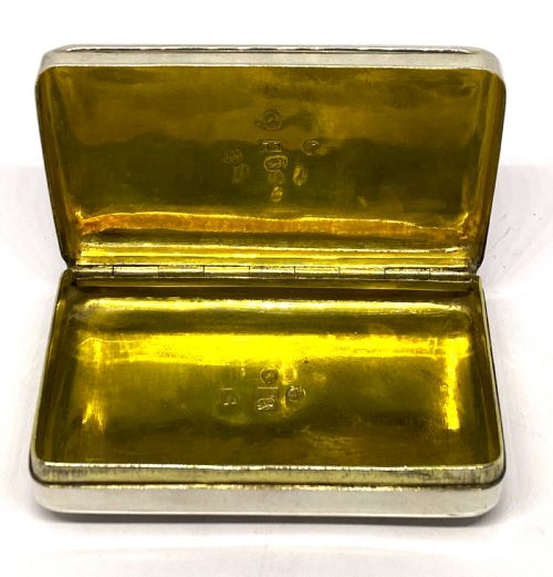 GEORGIAN SILVER SNUFF BOX - ADDITIONAL PHOTO 1