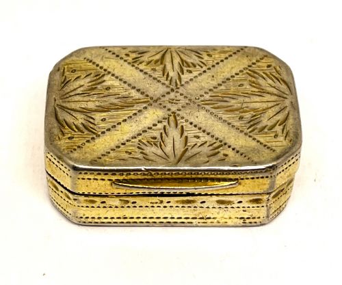 georgian silver vinaigrette 1804 - CATEGORY: ANTIQUE SILVER - DATED 1800