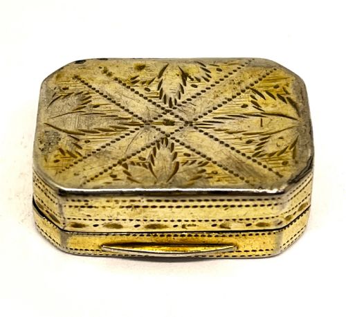 GEORGIAN SILVER VINAIGRETTE 1804 - ADDITIONAL PHOTO 1