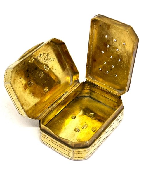 GEORGIAN SILVER VINAIGRETTE 1804 - ADDITIONAL PHOTO 4