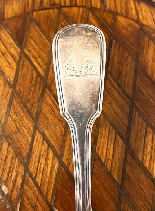 FINE GEORGIAN SILVER FISH SLICE - ADDITIONAL PHOTO 2