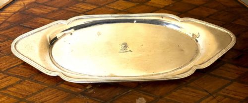 RARE JOHN EMES GEORGIAN SILVER WICK TRAY - ADDITIONAL PHOTO 1