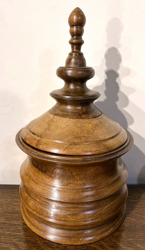 19th dutch treen tobacco jar - CATEGORY: ANTIQUE MISCELLANEOUS - DATED GEORGIAN