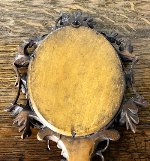 FINE BLACK FOREST HAND CARVED MIRROR - ADDITIONAL PHOTO 8