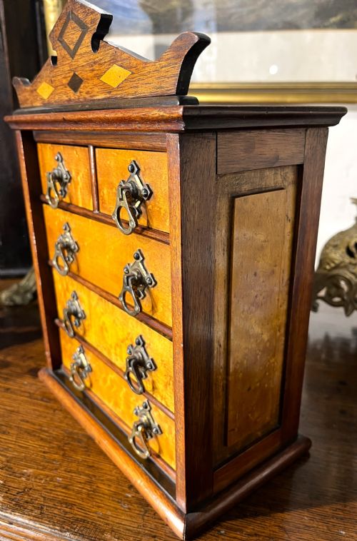 MINIATURE ARTS CRAFTS CHEST OF DRAWERS - ADDITIONAL PHOTO 3