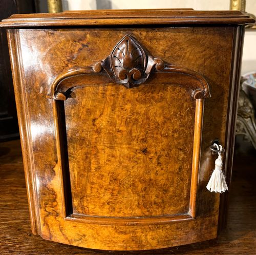 ladies victorian miniature stationery cabinet - CATEGORY: ANTIQUE CUPBOARDS - DATED 1890