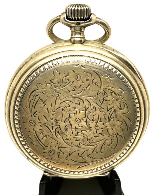 LONGINES SILVER FULL HUNTER POCKET WATCH - ADDITIONAL PHOTO 9