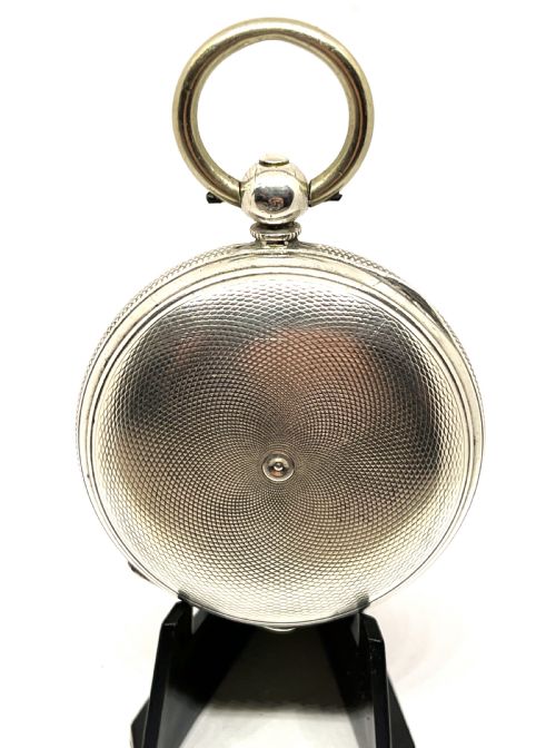 SILVER E BALLARD FULL HUNTER POCKET WATCH - ADDITIONAL PHOTO 8