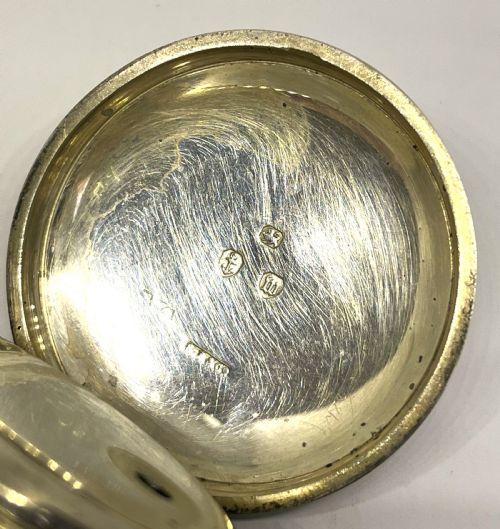 ANTIQUE SILVER STEWART DAWSON POCKET WATCH - ADDITIONAL PHOTO 2