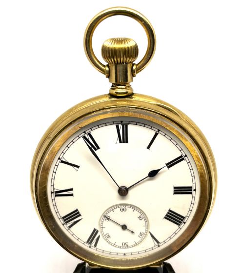 gold plated elgin pocket watch - CATEGORY: ANTIQUE WATCHES - DATED 1890