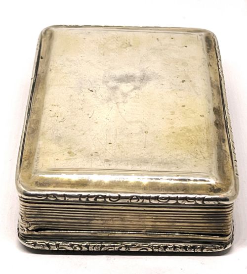 LARGE SILVER SNUFF BOX 1841 - ADDITIONAL PHOTO 5
