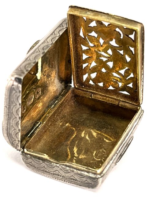 GEORGIAN SILVER SATCHEL VINAIGRETTE - ADDITIONAL PHOTO 3
