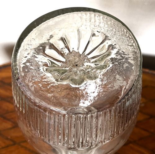 GEORGIAN IRISH GLASS DECANTER C1810 - ADDITIONAL PHOTO 5