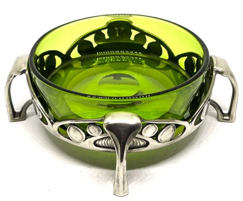 archibald knox for liberty co tudric pewter butter dish - CATEGORY: ANTIQUE METAL - DATED 1900