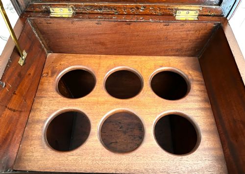 FINE VICTORIAN MAHOGANY CELLARETTE - ADDITIONAL PHOTO 9