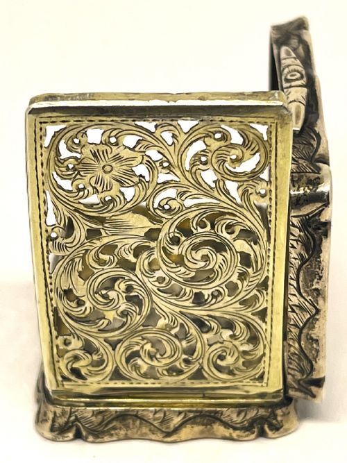 FINE LARGE SILVER VINAIGRETTE - ADDITIONAL PHOTO 4