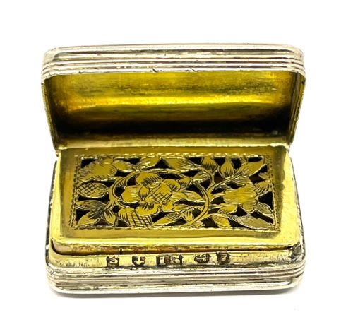 GOOD GEORGIAN SILVER VINAIGRETTE - ADDITIONAL PHOTO 3