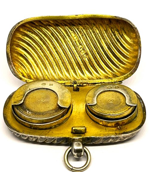 SILVER GILT SOVEREIGN A HALF CASE - ADDITIONAL PHOTO 3
