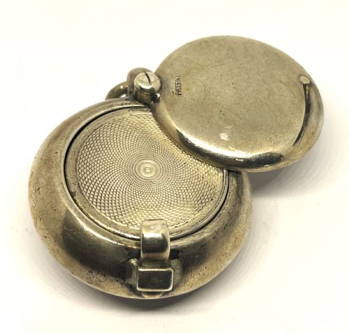 rare wilcox's patent silver sovereign case - CATEGORY: ANTIQUE SILVER - DATED 1900