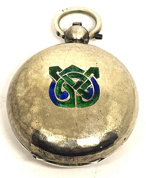 SILVER ENAMEL ARCHIBALD KNOX DESIGN SOVEREIGN CASE FOR LIBERTY'S - ADDITIONAL PHOTO 1