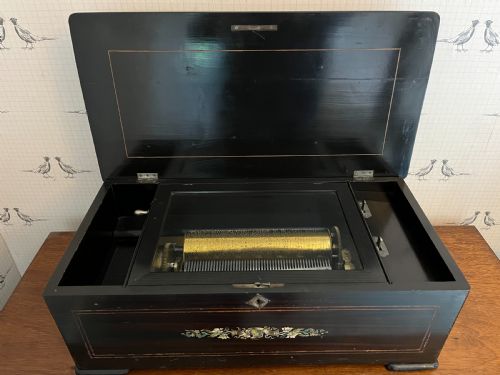 FINE SWISS AMI RIVENC CYLINDER MUSIC BOX - ADDITIONAL PHOTO 2