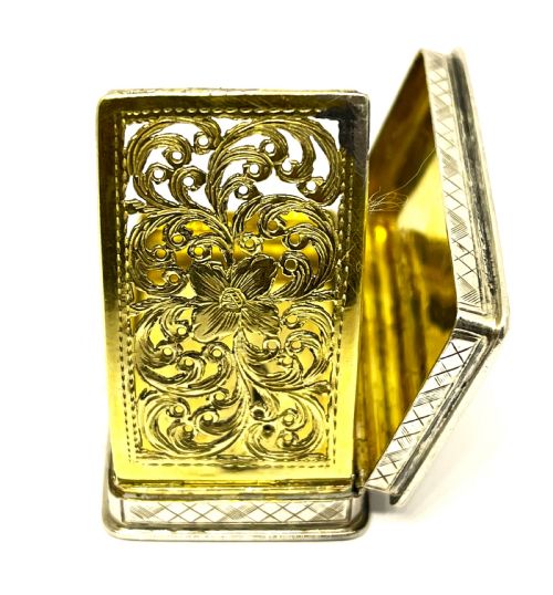 FINE NATHANIEL MILLS SILVER VINAIGRETTE - ADDITIONAL PHOTO 1