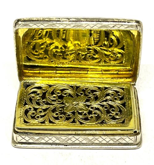FINE NATHANIEL MILLS SILVER VINAIGRETTE - ADDITIONAL PHOTO 3