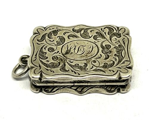 GOOD VICTORIAN SILVER VINAIGRETTE - ADDITIONAL PHOTO 1