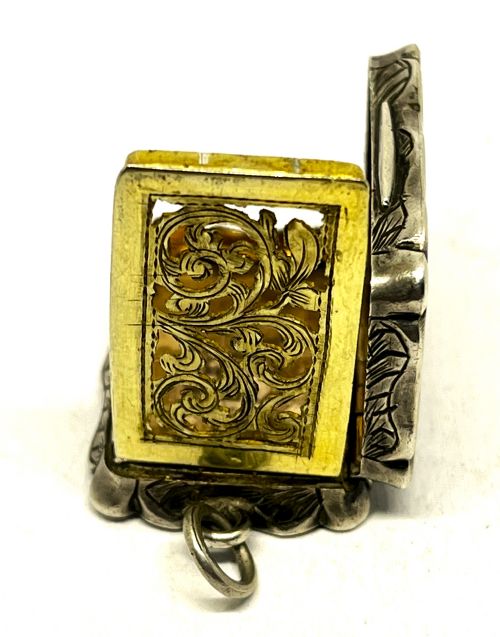GOOD VICTORIAN SILVER VINAIGRETTE - ADDITIONAL PHOTO 4