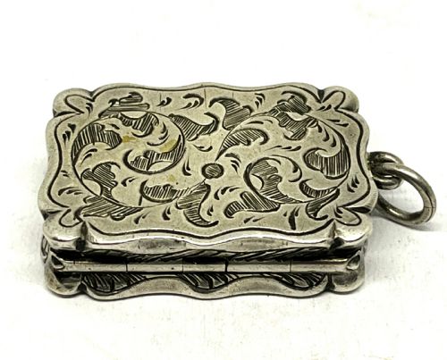 GOOD VICTORIAN SILVER VINAIGRETTE - ADDITIONAL PHOTO 5