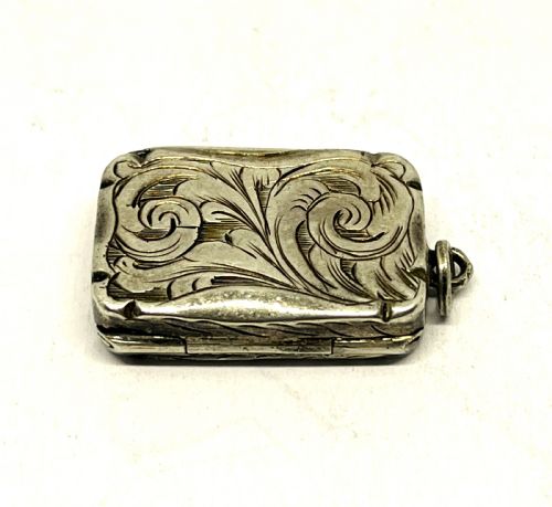 LADIES VICTORIAN SILVER VINAIGRETTE - ADDITIONAL PHOTO 4
