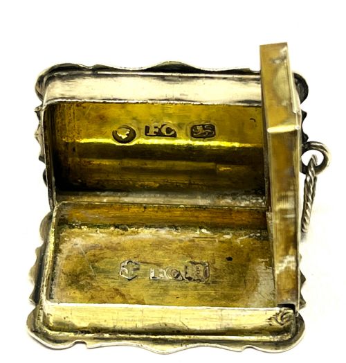 VICTORIAN SILVER VINAIGRETTE - ADDITIONAL PHOTO 2