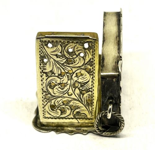VICTORIAN SILVER VINAIGRETTE - ADDITIONAL PHOTO 4