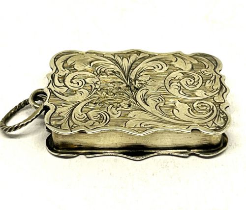 VICTORIAN SILVER VINAIGRETTE - ADDITIONAL PHOTO 5