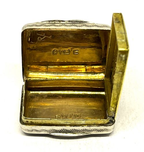 FINE EARLY VICTORIAN SILVER VINAIGRETTE - ADDITIONAL PHOTO 3