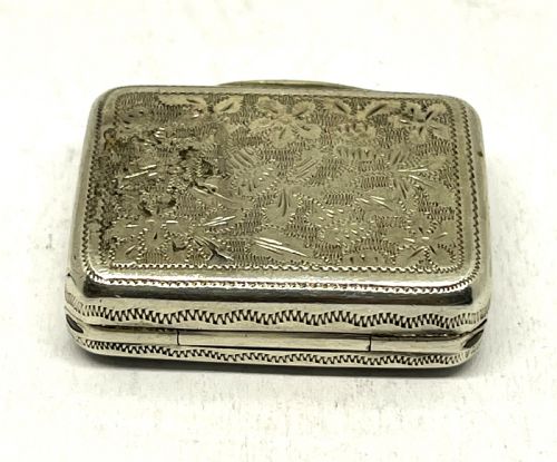 FINE EARLY VICTORIAN SILVER VINAIGRETTE - ADDITIONAL PHOTO 6