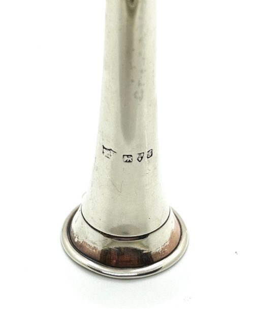 UNUSUAL CHESTER SILVER CANDLE SNUFFER AS A HUNTING HORN - ADDITIONAL PHOTO 1