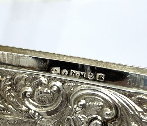 NATHANIEL MILLS SILVER CASTLETOP CARD CASE - ADDITIONAL PHOTO 4