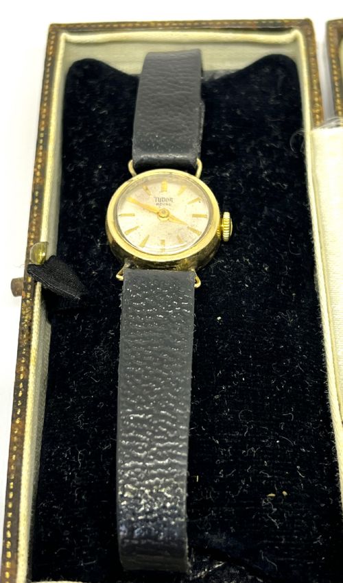 LADIES 9CT GOLD ROLEX TUDOR ROYAL WRIST WATCH - ADDITIONAL PHOTO 1