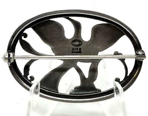 GEORG JENSEN SILVER BROOCH NO238 - ADDITIONAL PHOTO 1