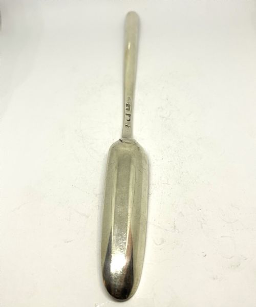 GEORGIAN SILVER MARROW SCOOP 1772 - ADDITIONAL PHOTO 1