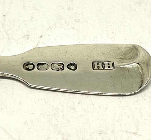 GEORGIAN SILVER CADDY SPOON 1790 - ADDITIONAL PHOTO 2