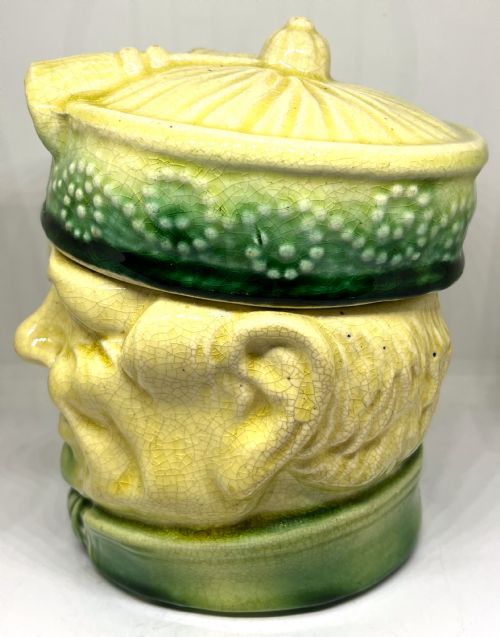 VICTORIAN MAJOLICA HUMIDOR - ADDITIONAL PHOTO 2