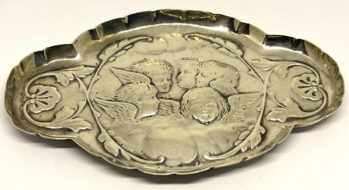SILVER QUARTERFOIL PIN TRAY WILLIAM COMYNS - ADDITIONAL PHOTO 1