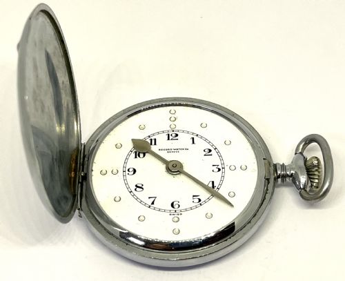 pocket watch by record watch co - CATEGORY: ANTIQUE WATCHES - DATED 1930