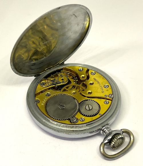 POCKET WATCH BY RECORD WATCH CO - ADDITIONAL PHOTO 3