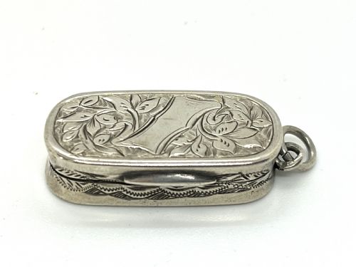 QUALITY VICTORIAN SILVER VINAIGRETTE - ADDITIONAL PHOTO 1